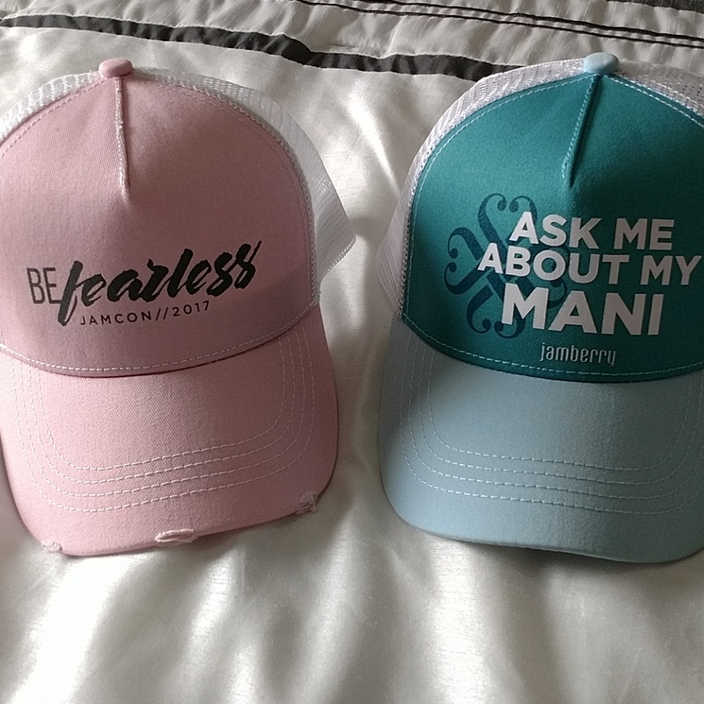 Jamberry trucker style hats